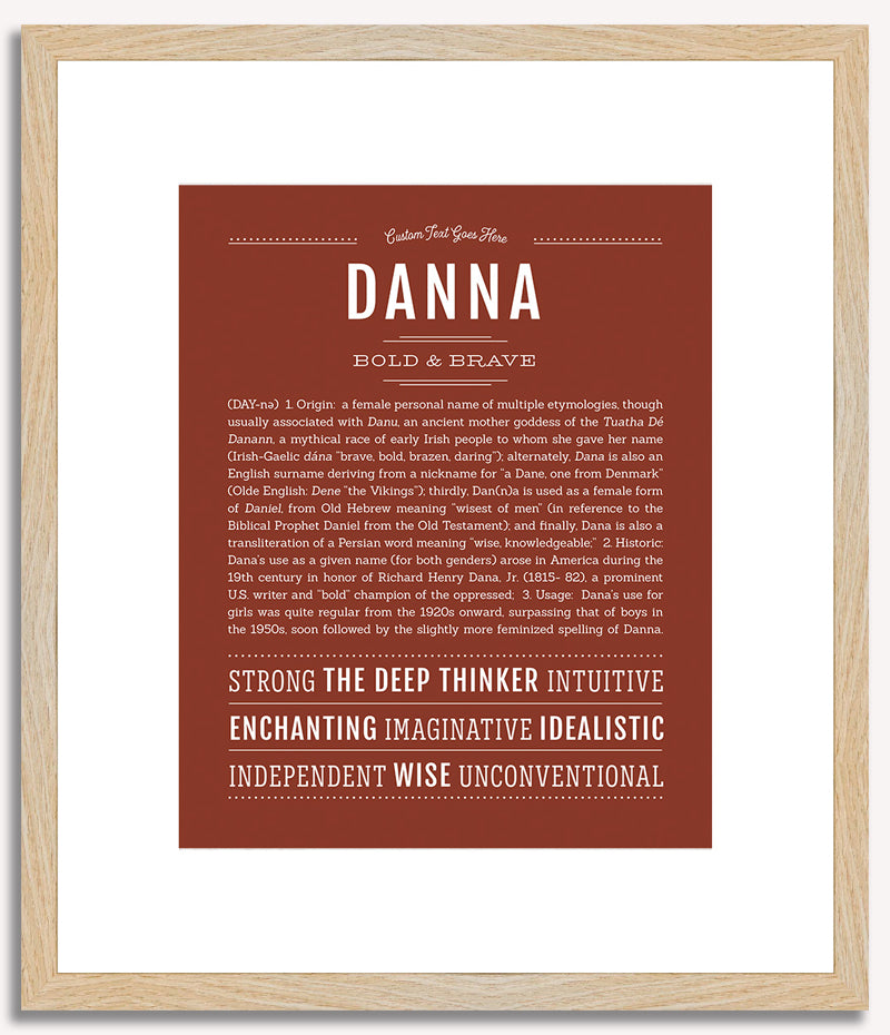 Danna | Name Art Print