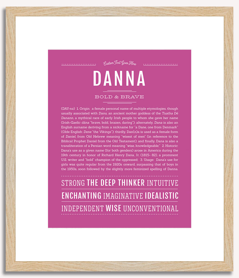 Danna | Name Art Print