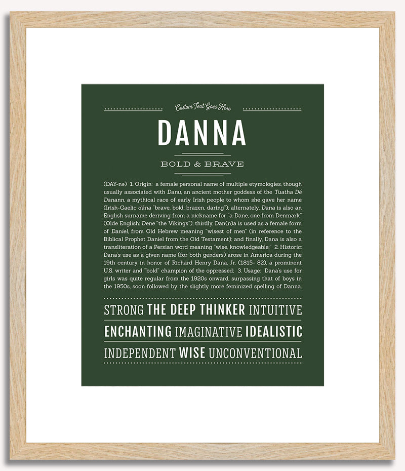 Danna | Name Art Print