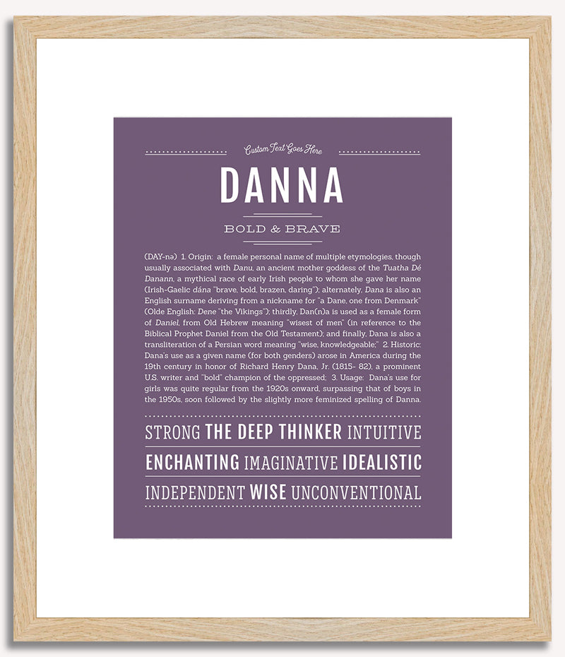 Danna | Name Art Print