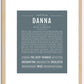 Danna | Name Art Print