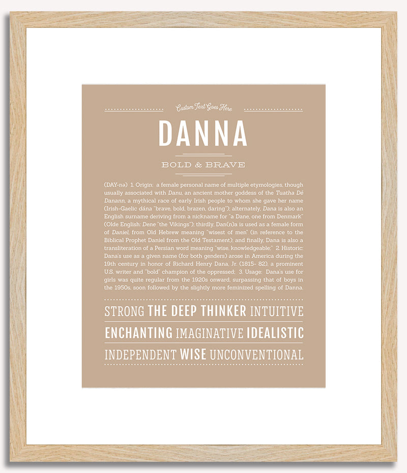 Danna | Name Art Print