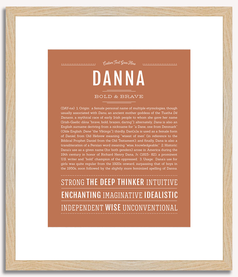 Danna | Name Art Print