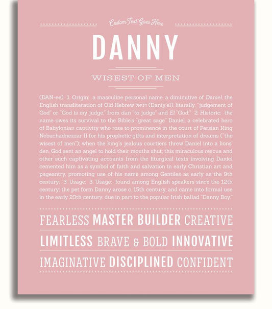 Frame Options | Dusty Rose | No Frame