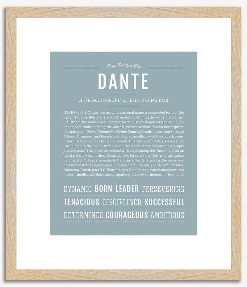 Dante | Name Art Print