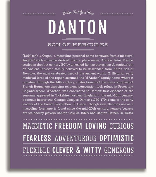 Frame Options | Deep Purple | No Frame