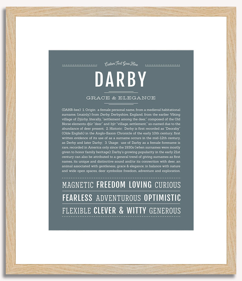 Darby | Name Art Print