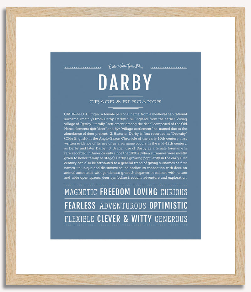 Darby | Name Art Print