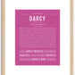 Darcy | Name Art Print