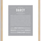 Darcy | Name Art Print