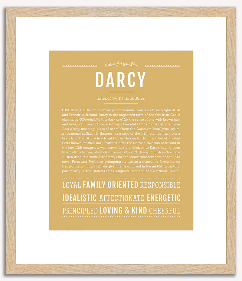 Darcy | Name Art Print