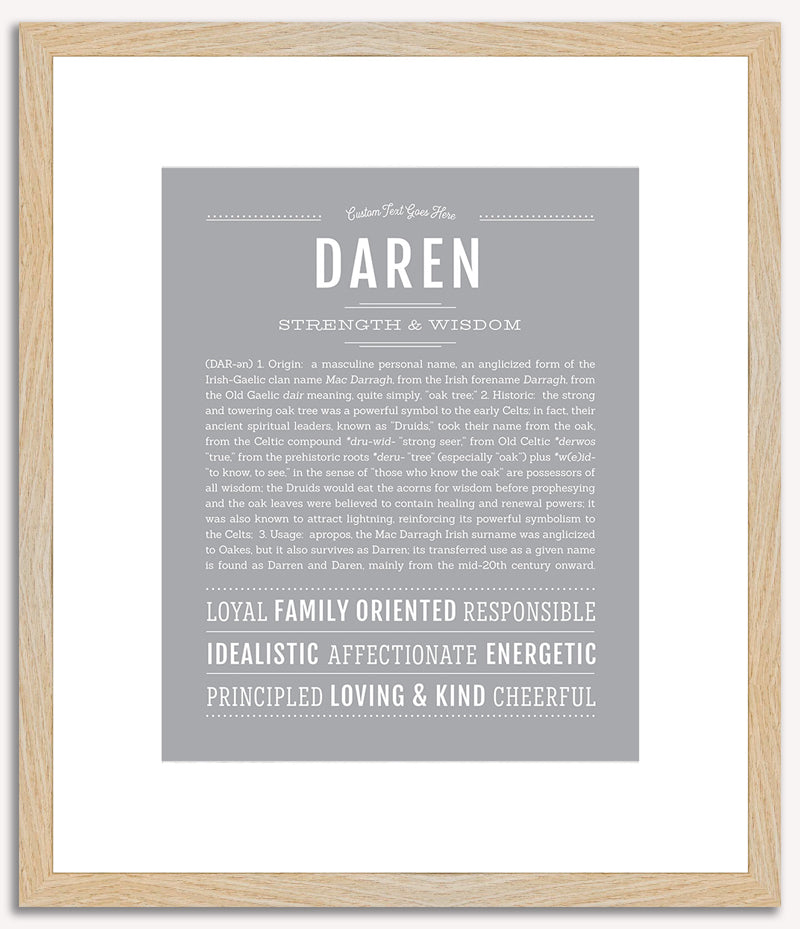 Daren | Name Art Print