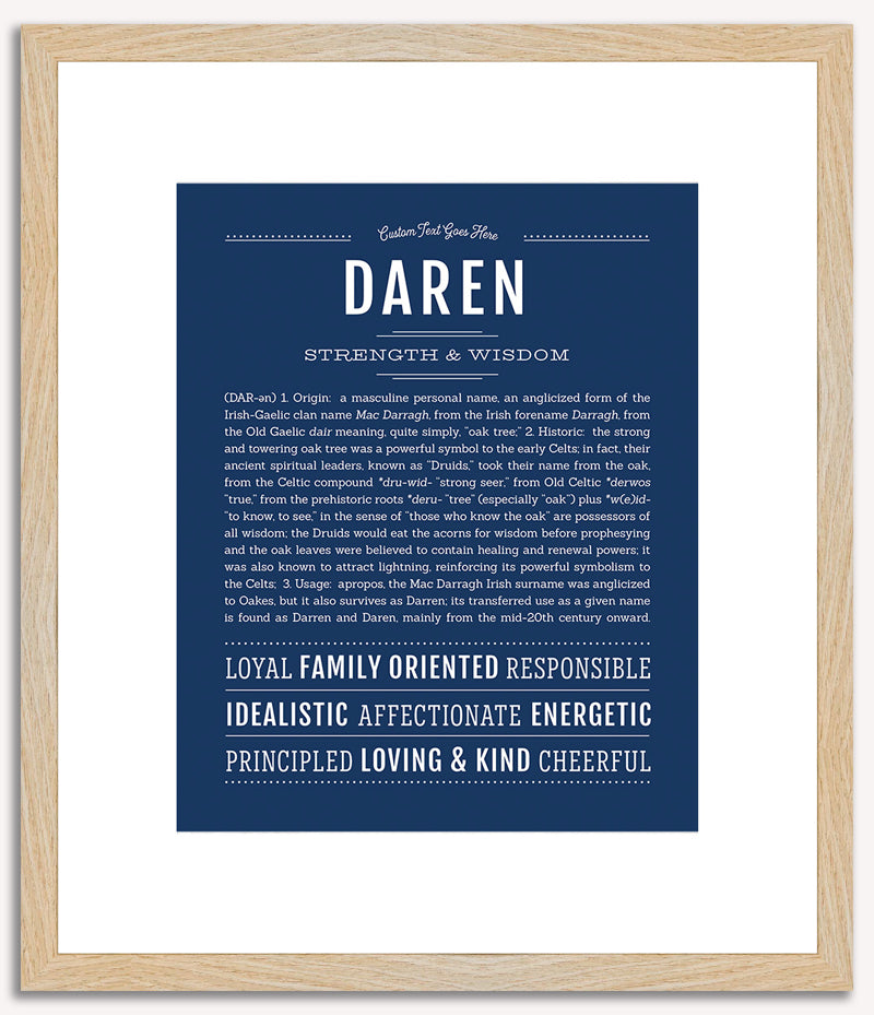 Daren | Name Art Print