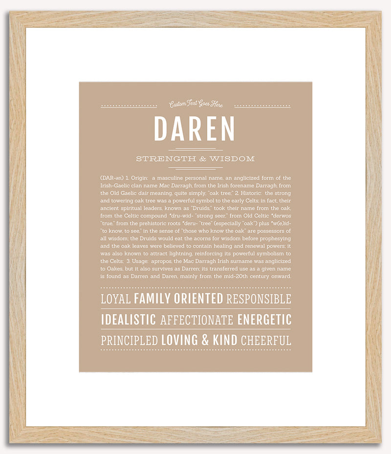 Daren | Name Art Print