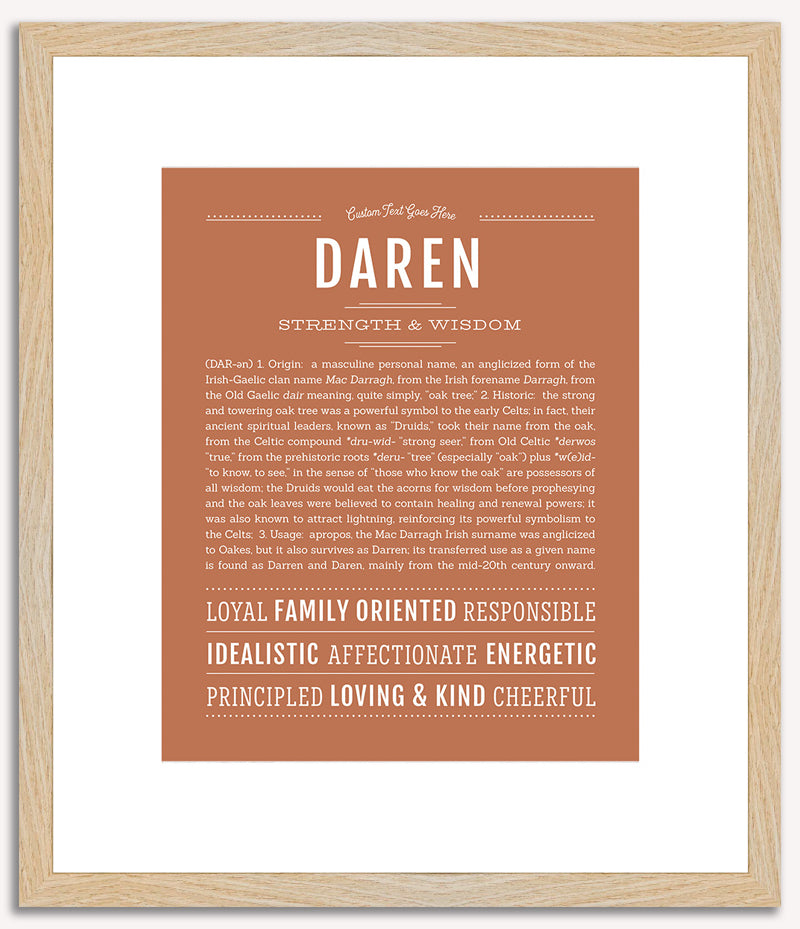 Daren | Name Art Print