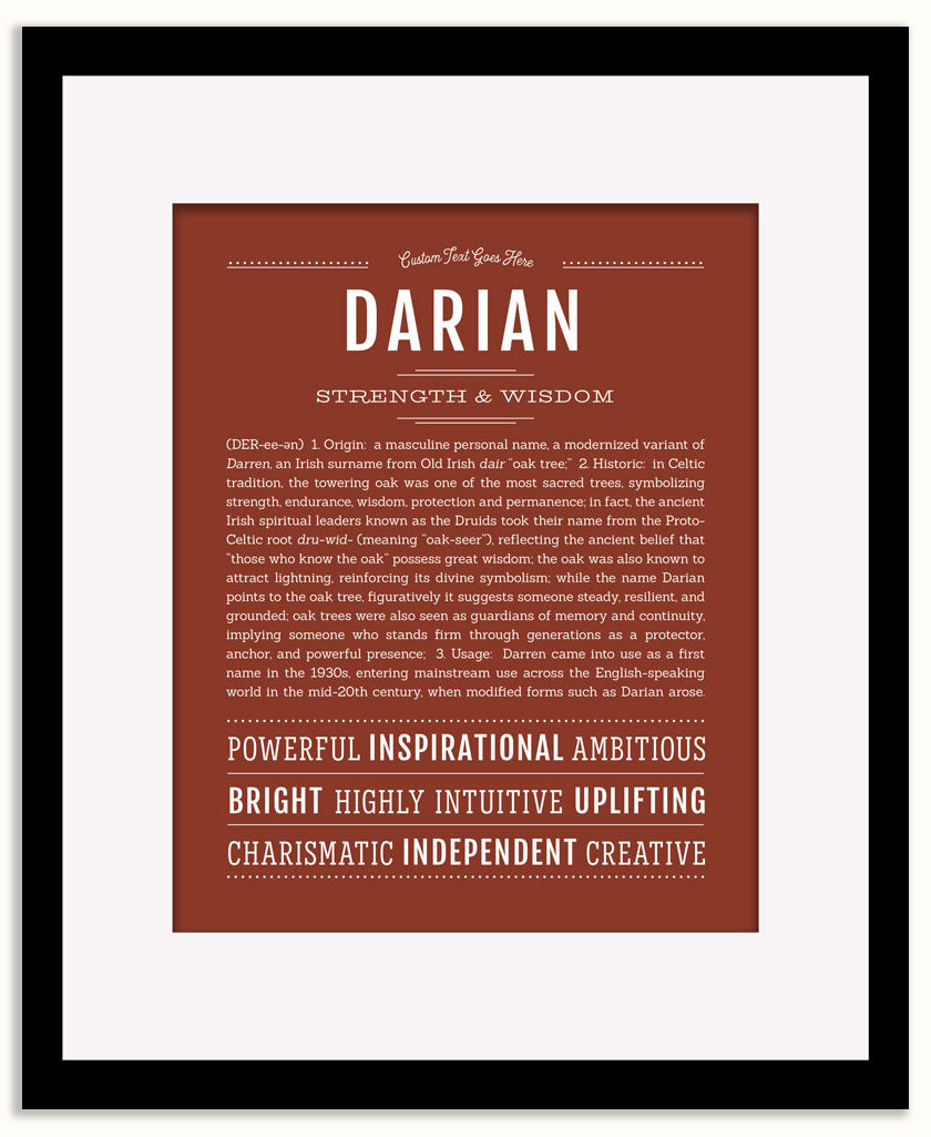 Darian | Name Art Print