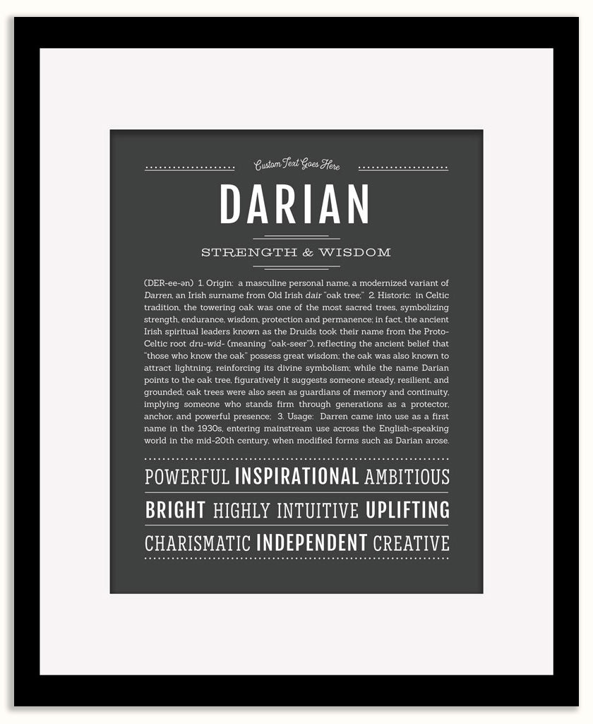 Darian | Name Art Print