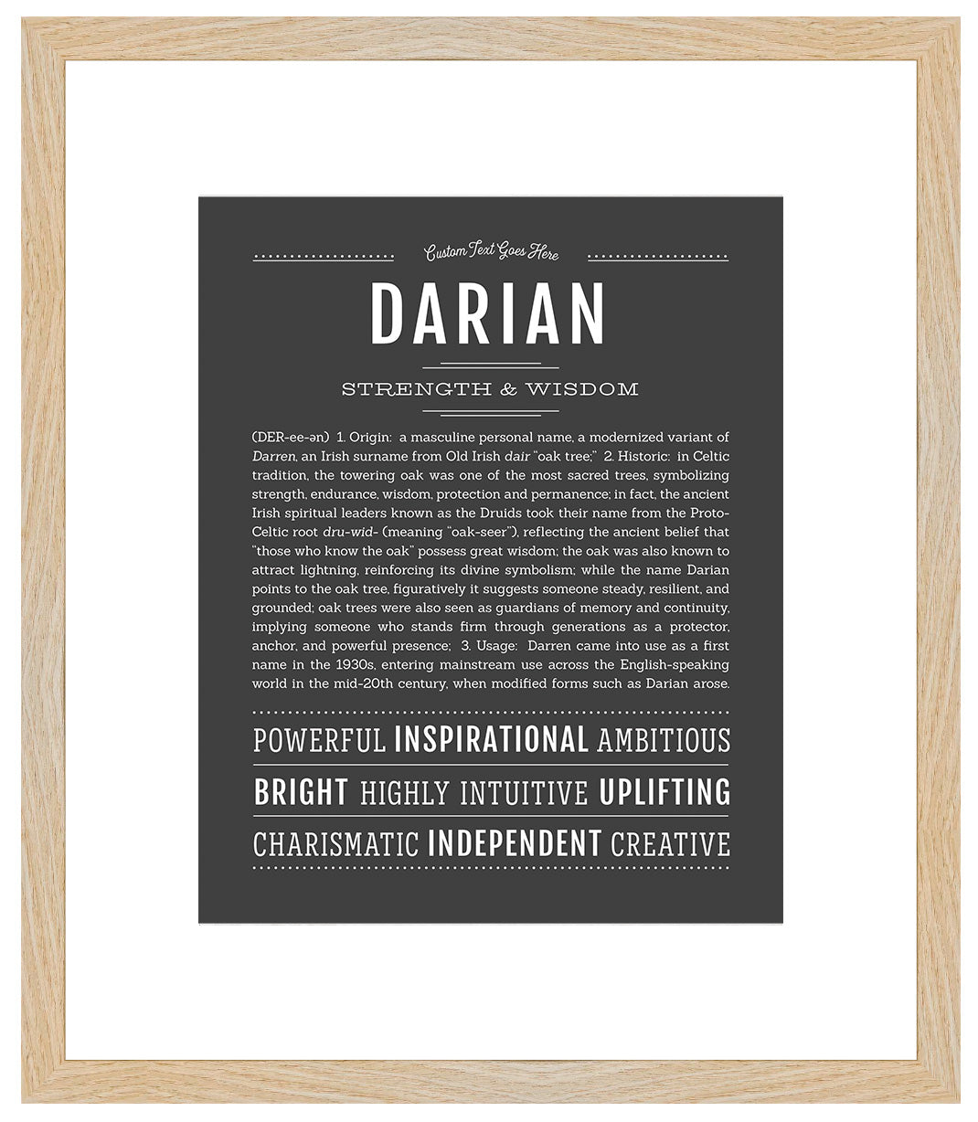 Darian | Name Art Print