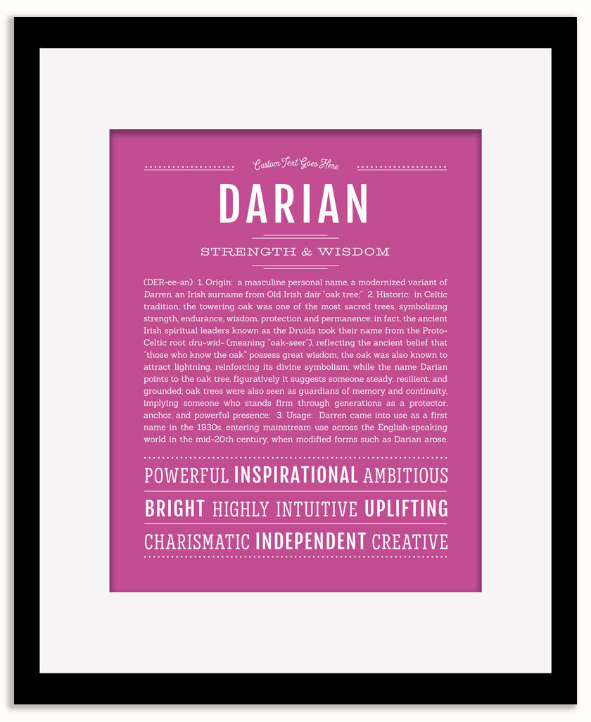 Darian | Name Art Print