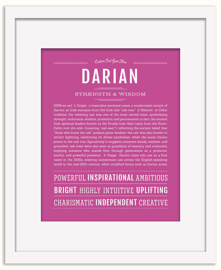 Darian | Name Art Print