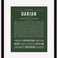 Darian | Name Art Print