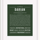 Darian | Name Art Print