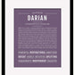 Darian | Name Art Print