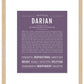 Darian | Name Art Print