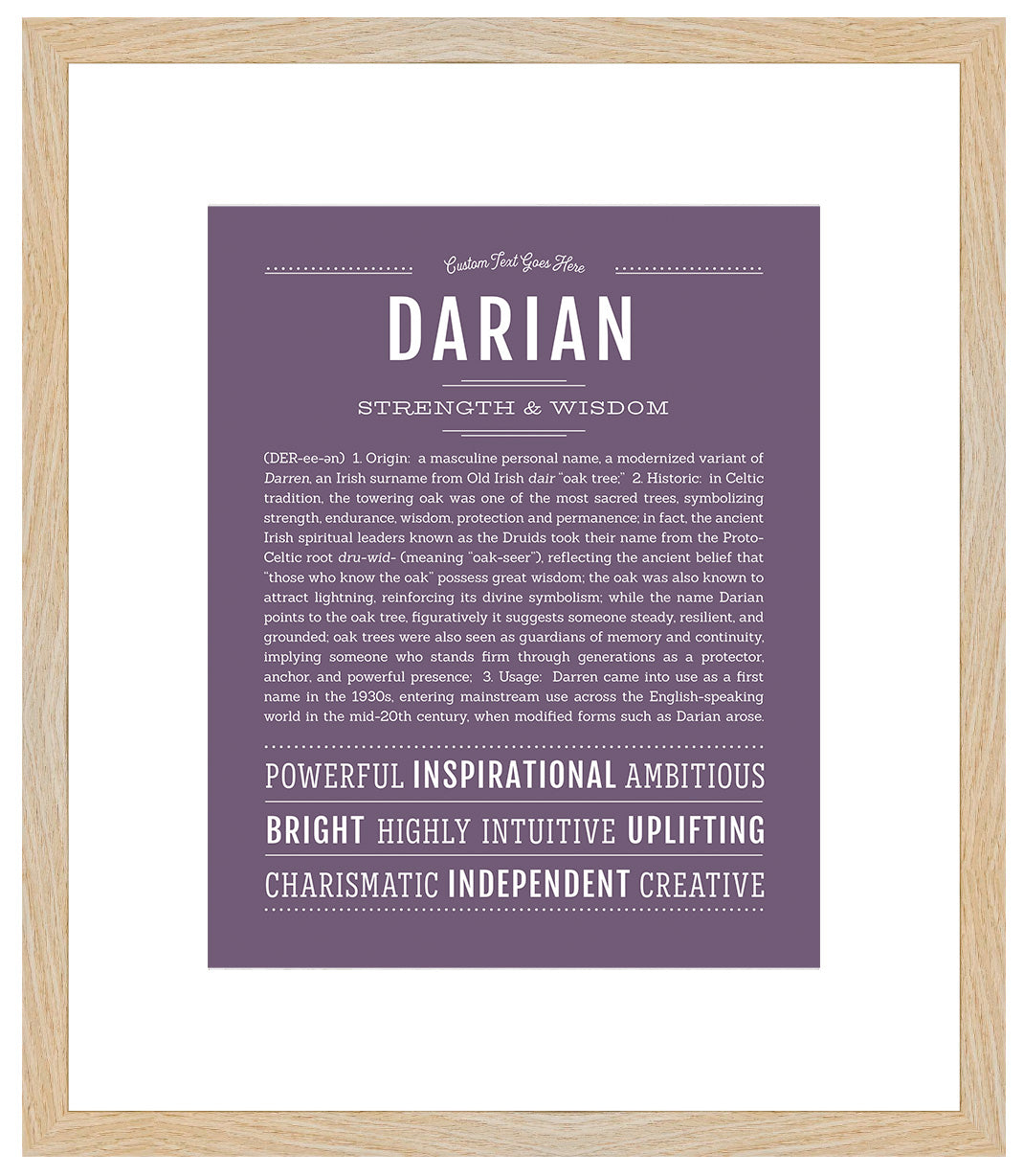 Darian | Name Art Print