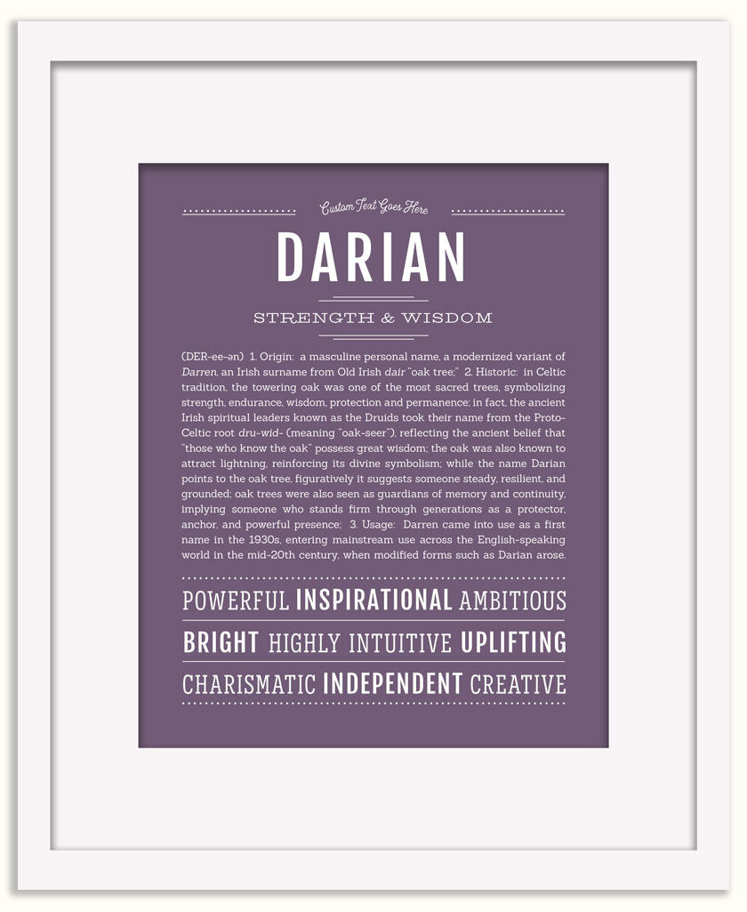 Darian | Name Art Print
