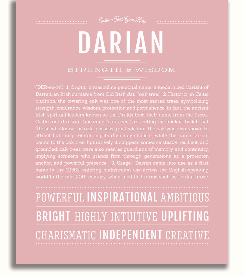 Frame Options | Dusty Rose | White Frame, Matted