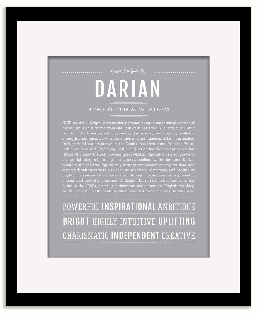 Darian | Name Art Print