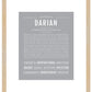 Darian | Name Art Print