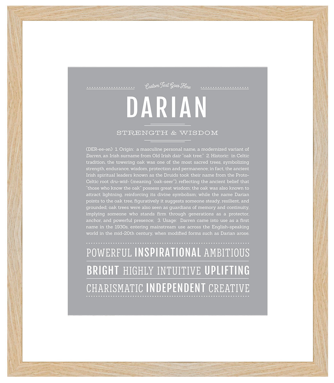 Darian | Name Art Print