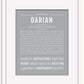 Darian | Name Art Print