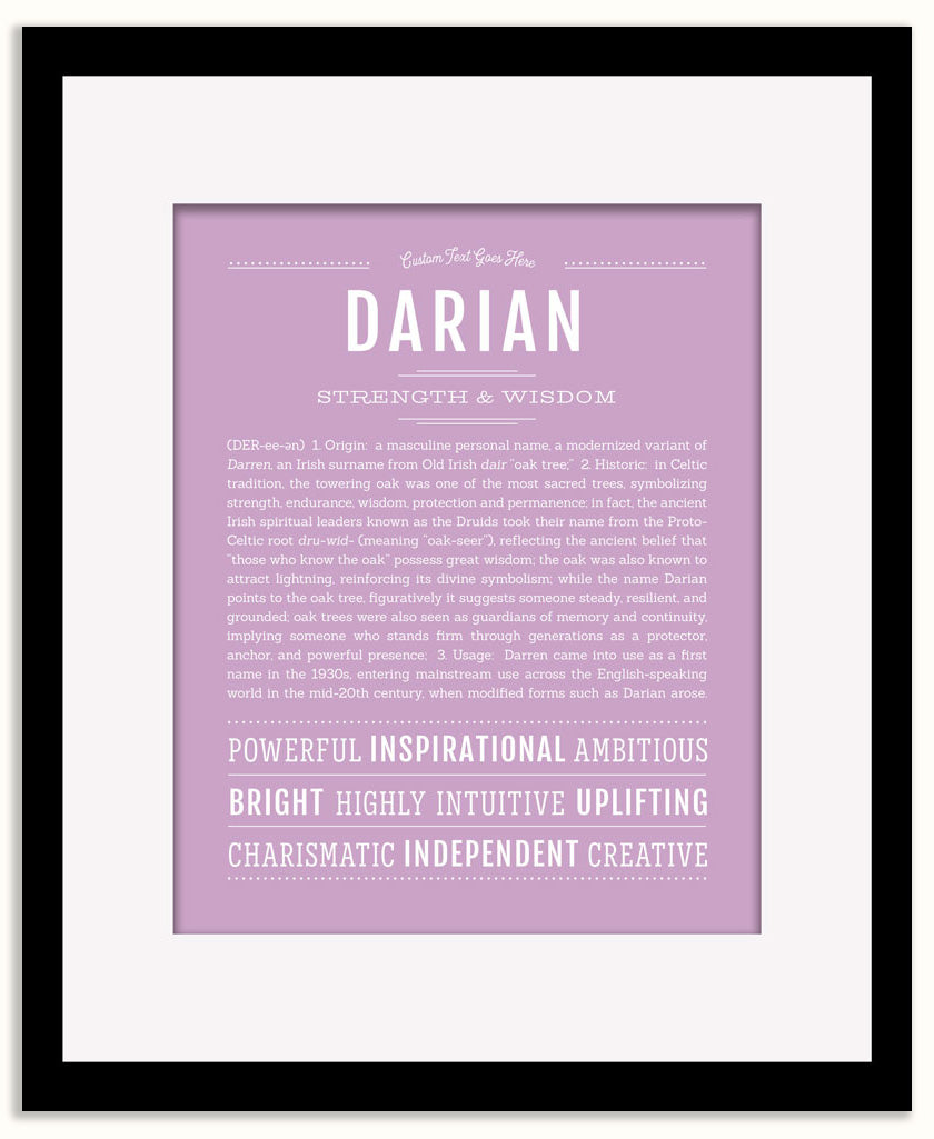 Darian | Name Art Print