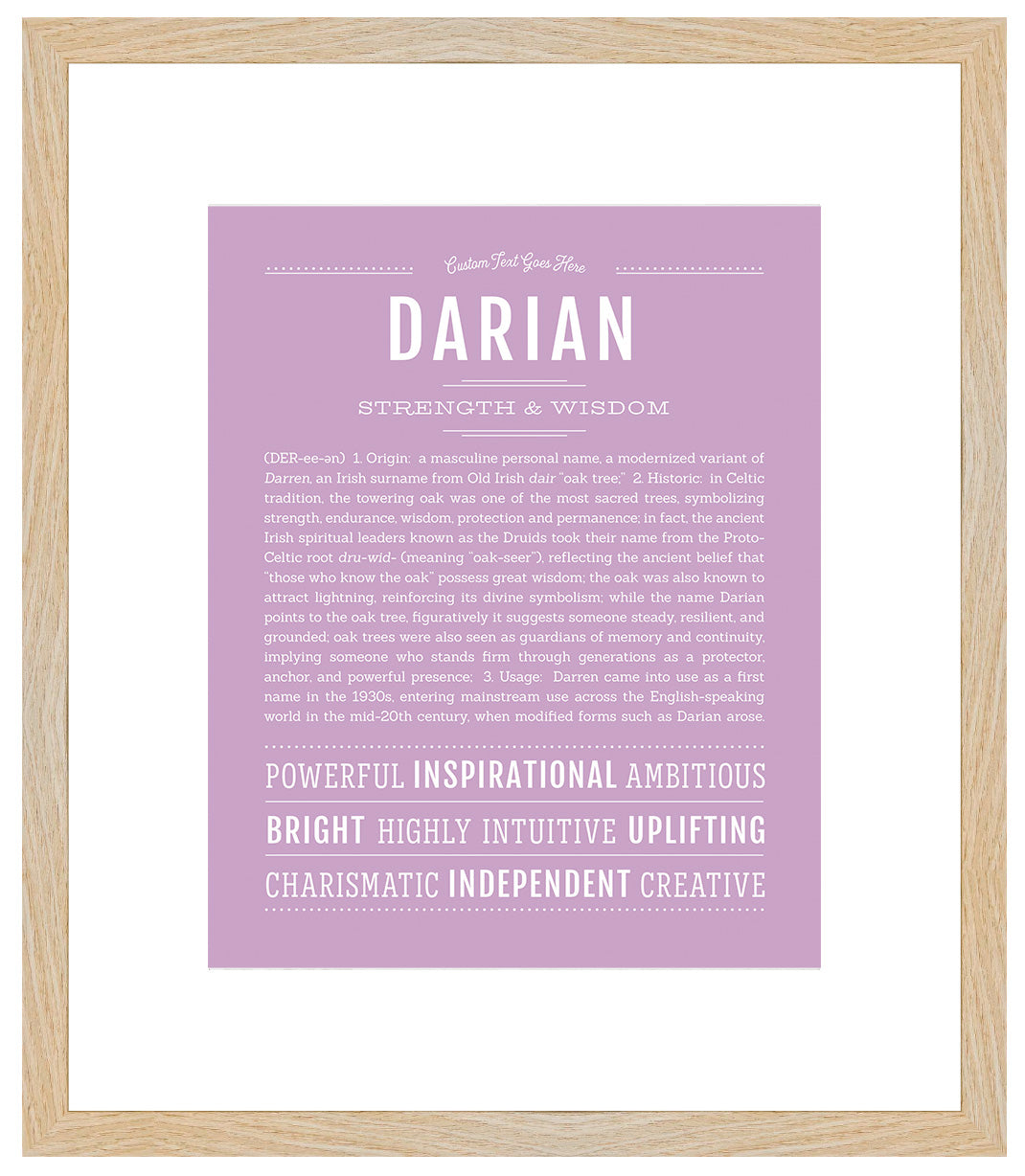 Darian | Name Art Print