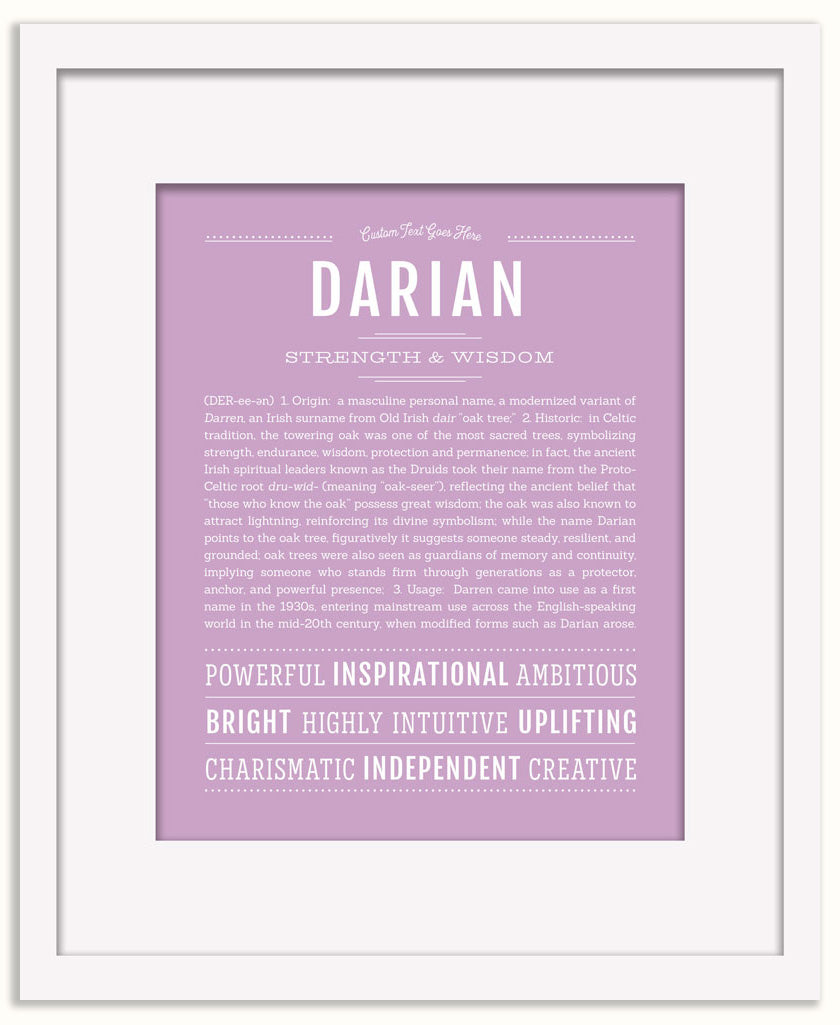Darian | Name Art Print