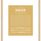 Darian | Name Art Print