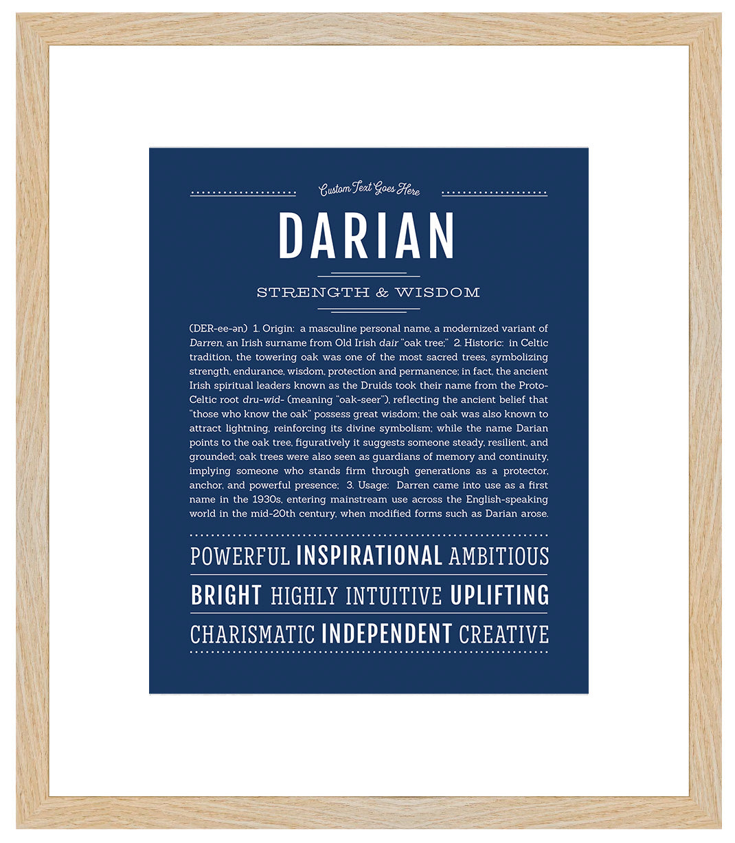 Darian | Name Art Print