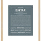 Darian | Name Art Print