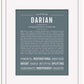 Darian | Name Art Print