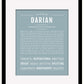 Darian | Name Art Print