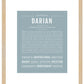 Darian | Name Art Print