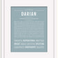 Darian | Name Art Print