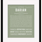 Darian | Name Art Print
