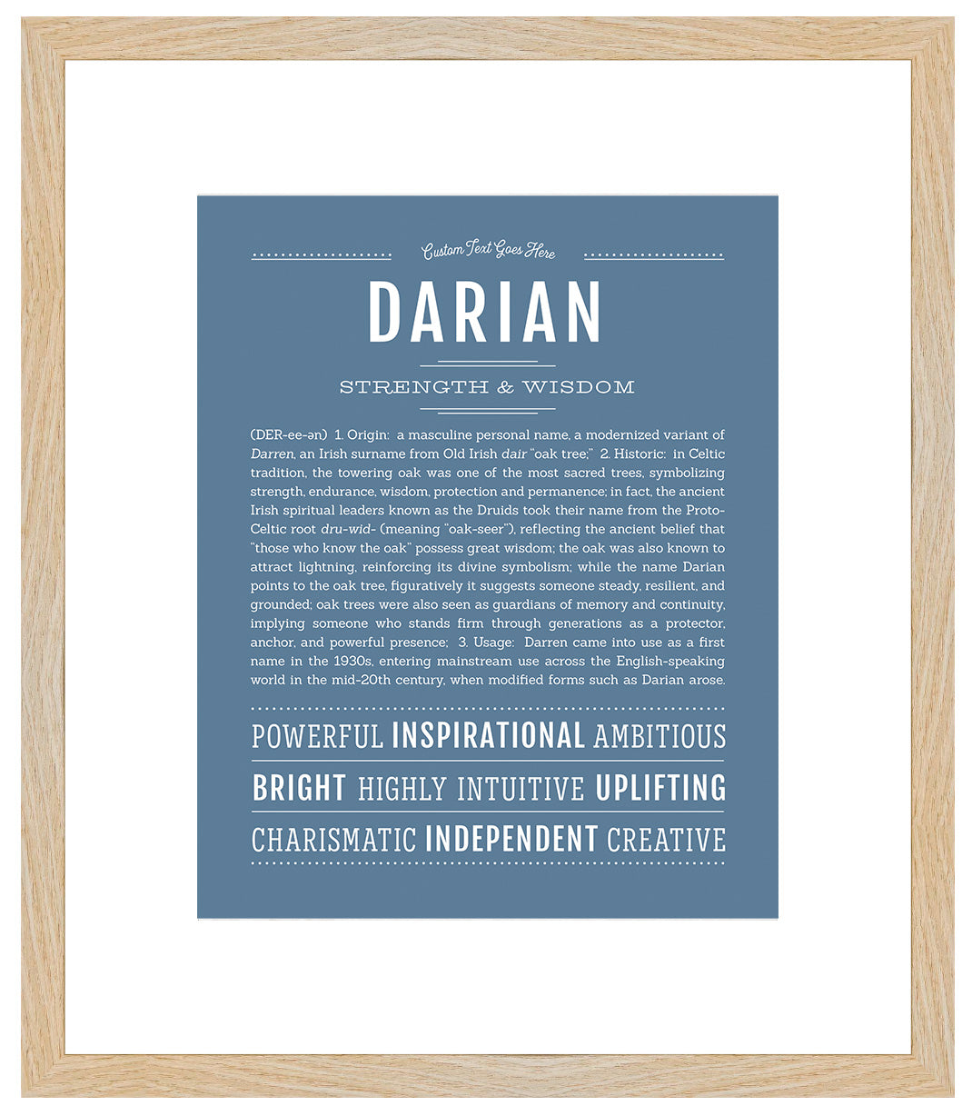 Darian | Name Art Print