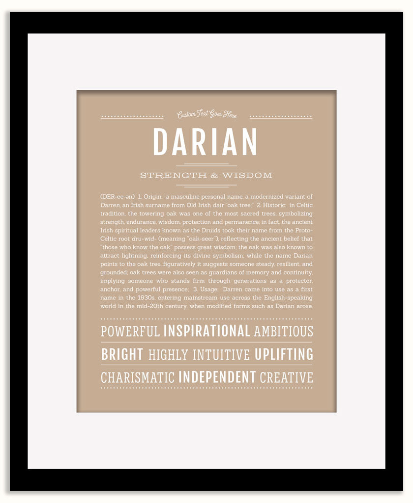 Darian | Name Art Print