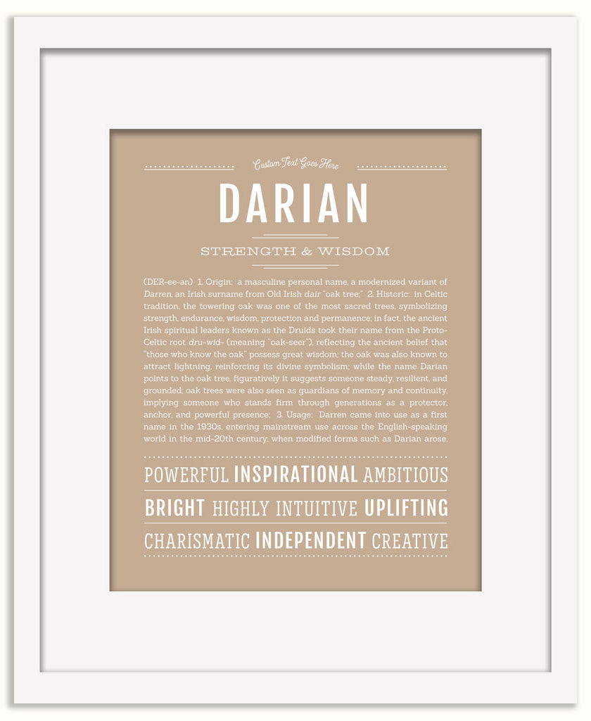 Darian | Name Art Print