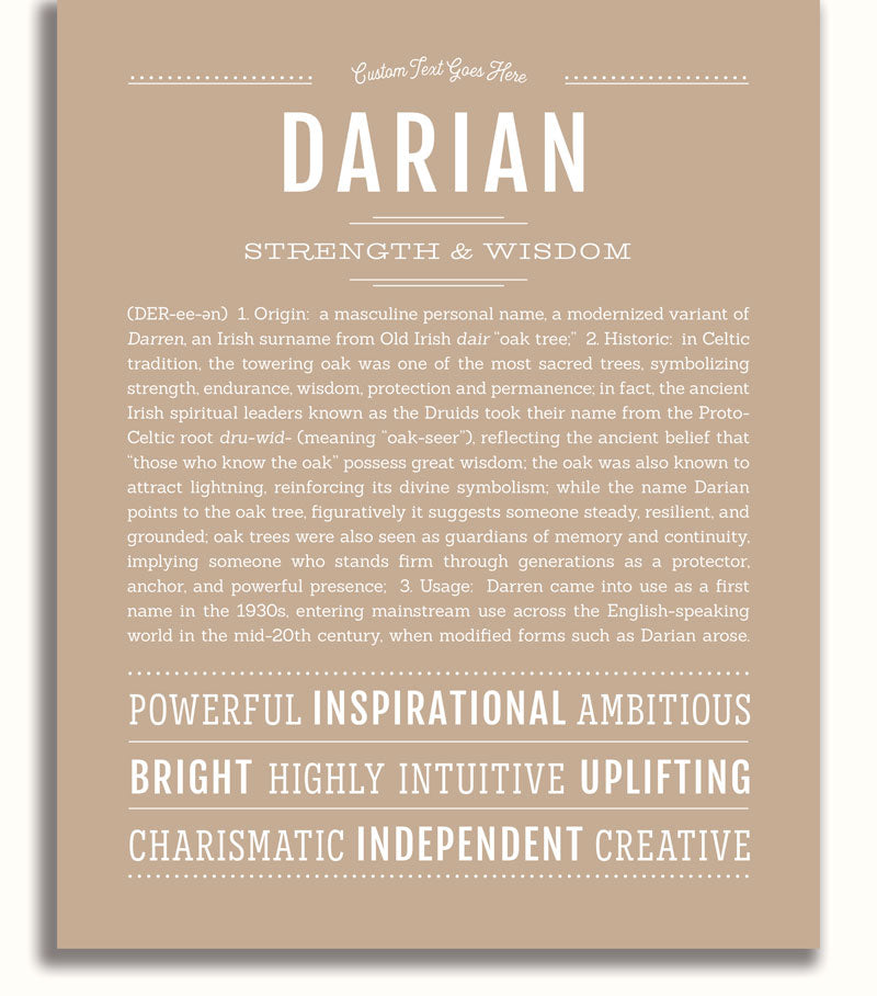 Frame Options | Tan | White Frame, Matted